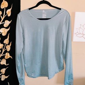 grey athletic long sleeve